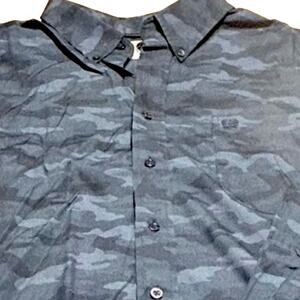 Cinch Dark Black & Gray Camouflage Shirt